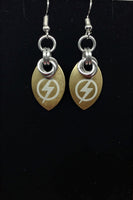 Etched Flash Scale Earrings