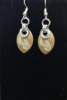 Etched Snitch Scale Earrings